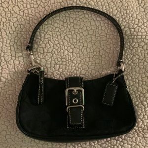 Vintage Coach purse- small black